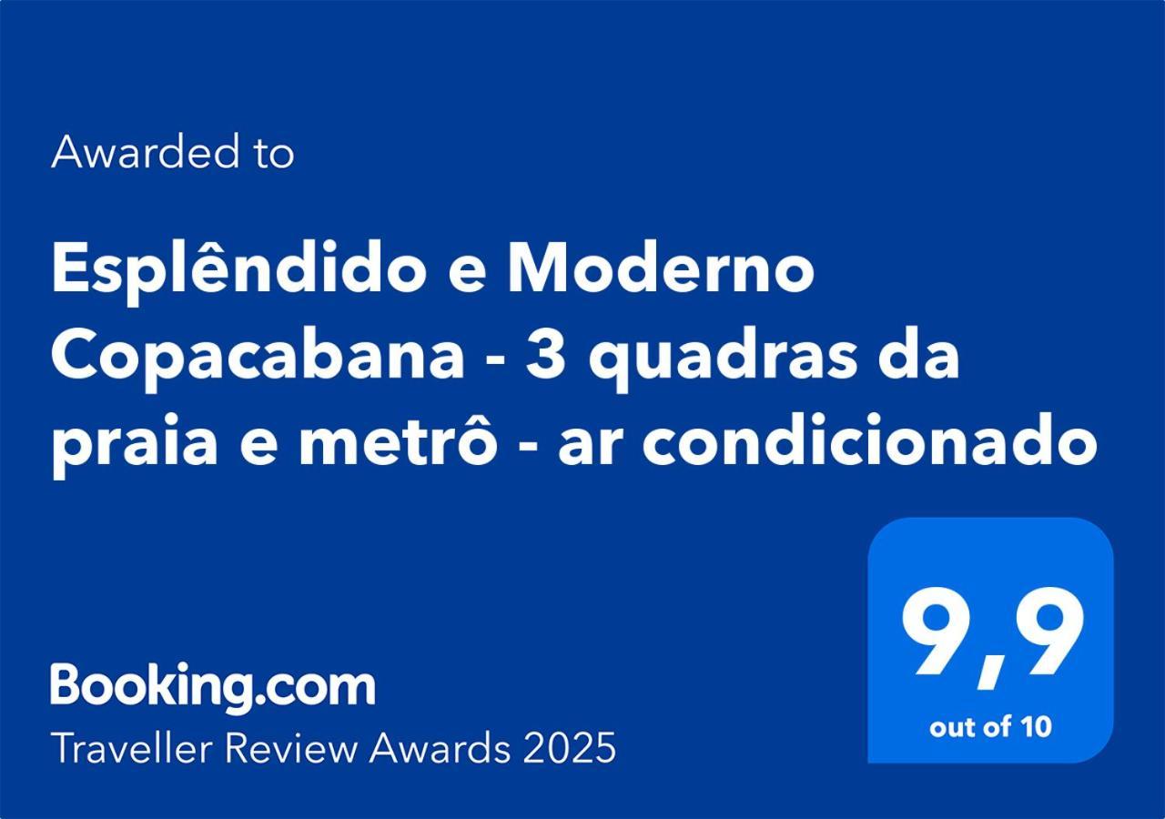 Esplendido E Moderno Copacabana - 3 Quadras Da Praia E Metro - Ar Condicionado Rio de Janeiro Buitenkant foto